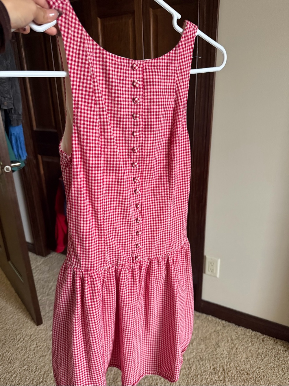 Red Gingham Dress